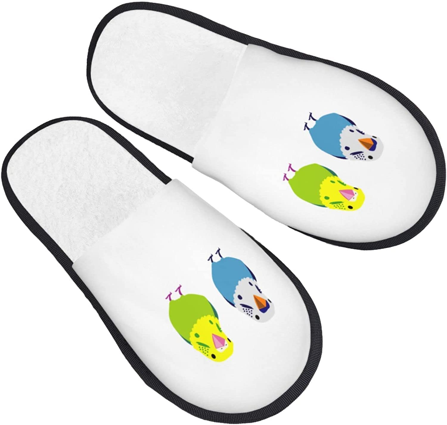 Amazon | [SAYGI] スリッパ 可愛い セキセイインコ 二匹 鳥柄 スリッパ